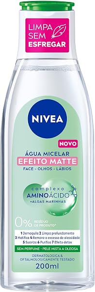 Água Micelar Solução de Limpeza Facial 7 em 1 Nivea