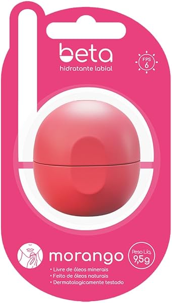 Beta Hidratante Labial Morango