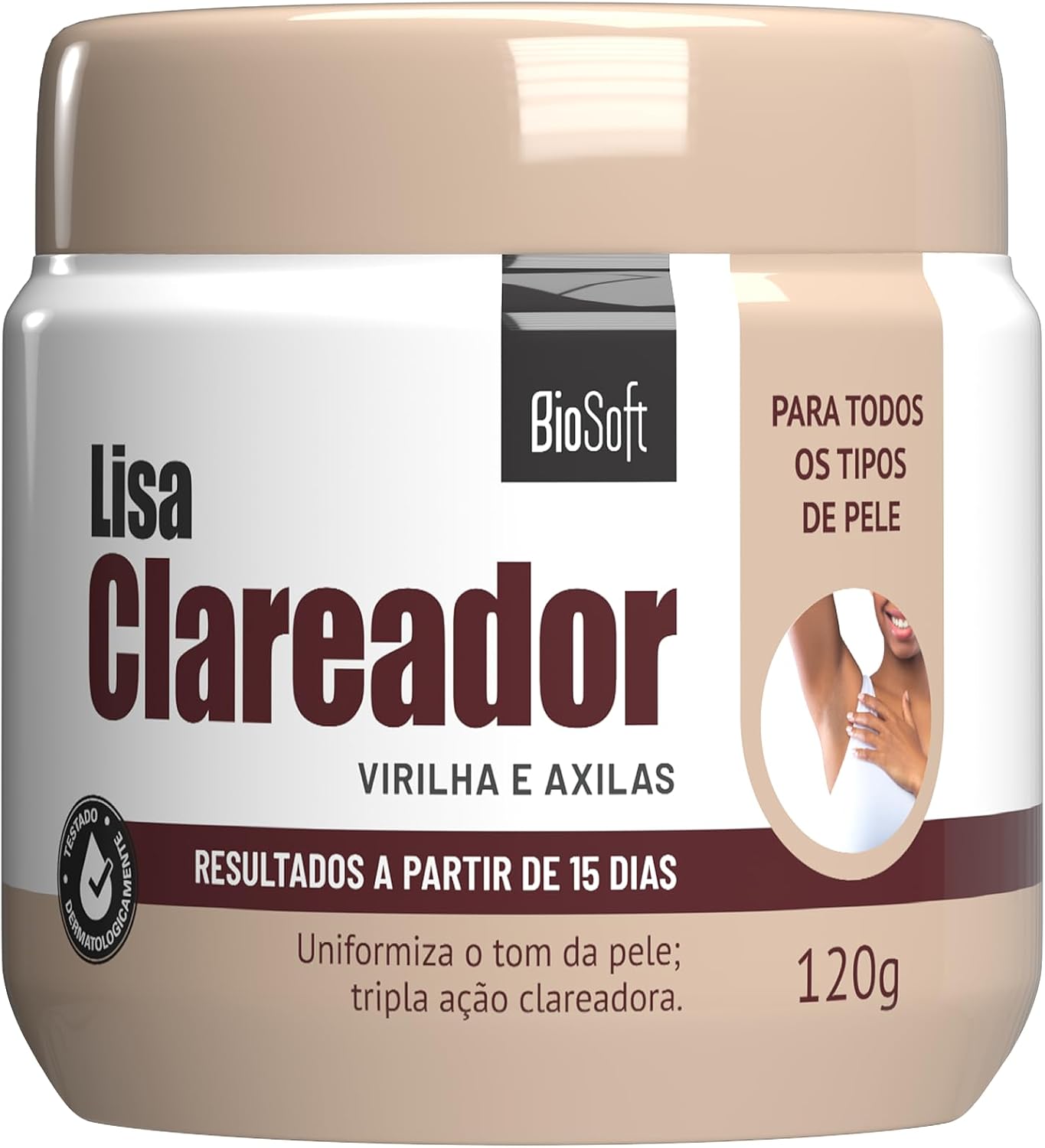 Creme Clareador Virilha e Axilas Lisa