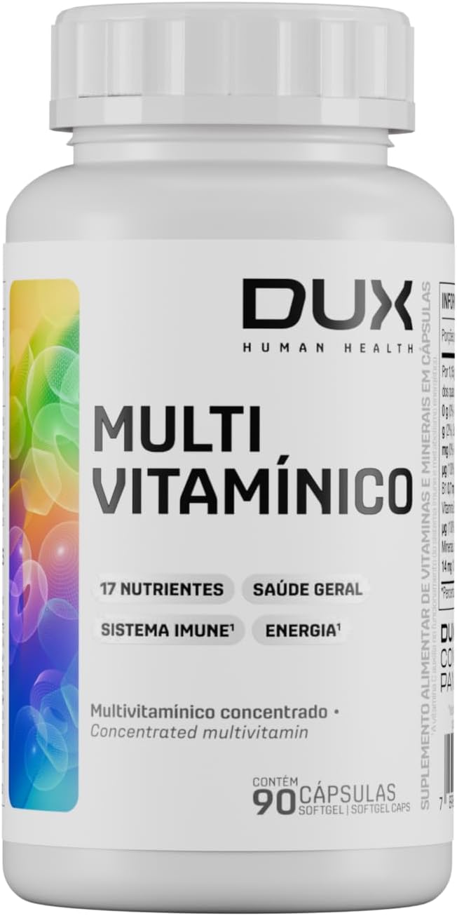 Dux Multivitamínico Pote 90 Cápsulas