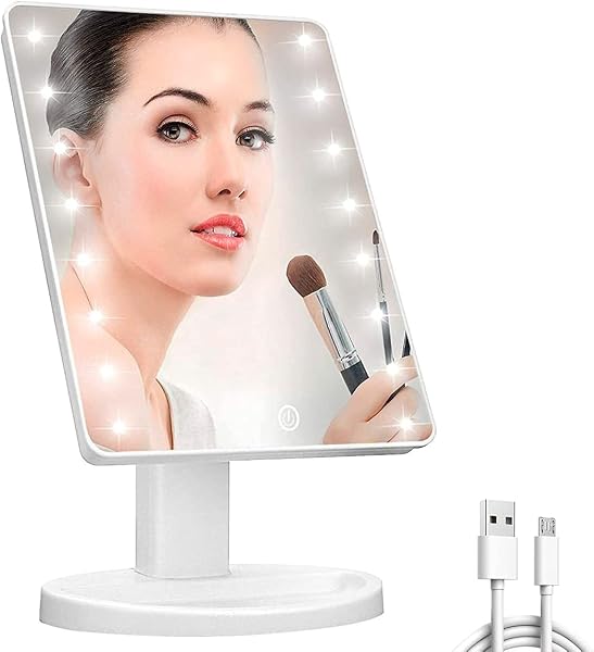 Espelho de Bancada Mesa com LED