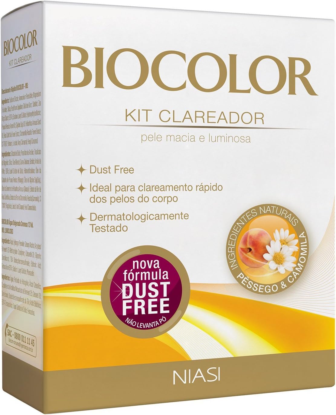 Kit Clareador Biocolor Pêssego e Camomila