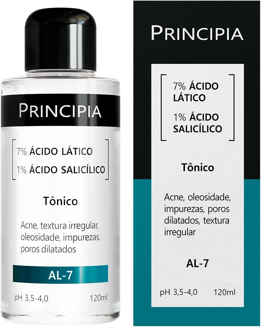 Tônico Principia 7% Ácido Lático + 1% Ácido Salicílico